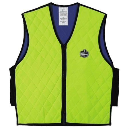 ERGODYNE 6665 XL Lime Evaporative Cooling Vest 12535